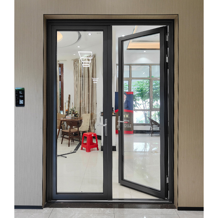 aluminium glass swing door