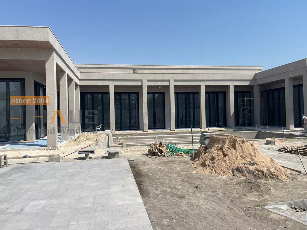 aluminum heavy bi-folding doors